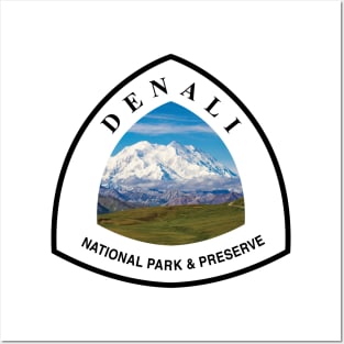 Denali National Park & Preserve trail marker Posters and Art